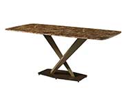 Golden Marble Top Dining Table EF 311