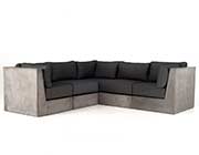 Gray Fabric Sectional Sofa VG 875
