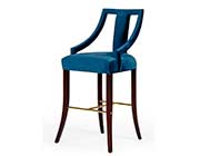 Blue Velvet Bar stool VG Kimbra