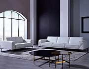 White Leather sofa AE 302