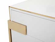 Beige Velvet Bedroom VG Leonora