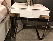 Beige Velvet Bedroom VG Leonora