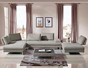 Gray Fabric Sectional Sofa VG 040