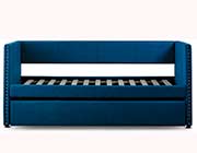 Blue Fabric Daybed HE 969