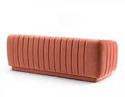 Blush Velvet Sofa AL Kelia