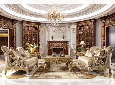 Classic Fabric Sofa HE 663