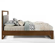 Italian Modern Bed in Walnut VG Fellicci