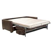 Gray Leather Sofa bed AC Nuit