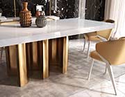 White High Gloss Dining Table EF Luft