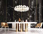 White High Gloss Dining Table EF Luft