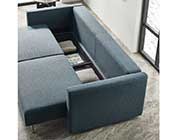 Blue Green Fabric Sofa bed VG Freeda