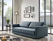 Blue Green Fabric Sofa bed VG Freeda