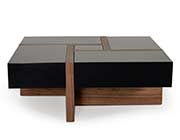 White and Walnut Coffee table VG Macai