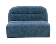 Blue Fabric Modular Sofa VG Noble