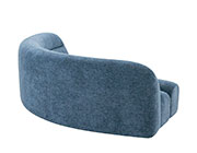 Blue Fabric Modular Sofa VG Noble