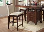 Counter Height Wood Top Parson Chair