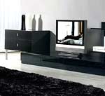 EVG-Malron Black Lacquer TV Stand