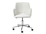 Sunny White Swivel Office Chair