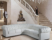 HT01 Glamour Leather Sectional Sofa