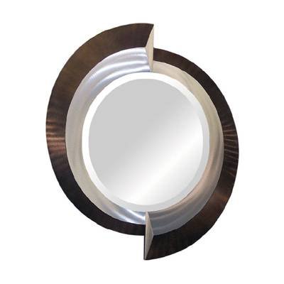 Crescents Decorative Mirror-Aluminum