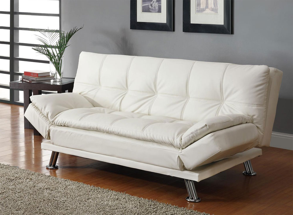 black white sofa bed