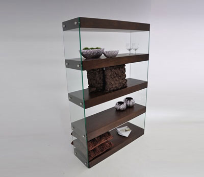 VG32 Modern Tobacco Bookcase