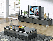 Modern Glossy Gray TV Unit CR067
