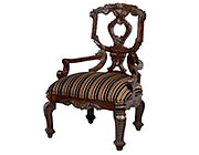 BT 053 Gold Stripe Accent Arm Chair