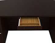 U-Shaped Office Desk With Semi Lateral Pedestal & Hutch CH-V-727