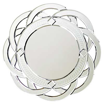 Contemporary Designer Mirror Round Twist HRE 008