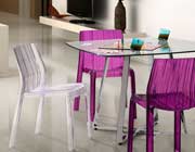 Stackable Transparent Dining Chair Z360