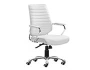 Sleek Modern Office Chair Z329 in White