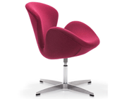 Modern Arm Chair Z309 in carnelian red