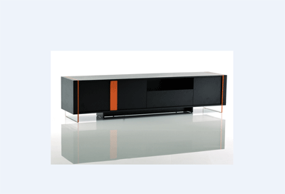 Modern Black Oak Floating TV Stand VG67