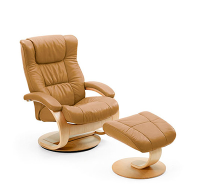 Fjords Small Brandal Ergonomic Recliner by Hjellegjerde