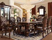 Traditional Dining Table in Dark Finish HD6008