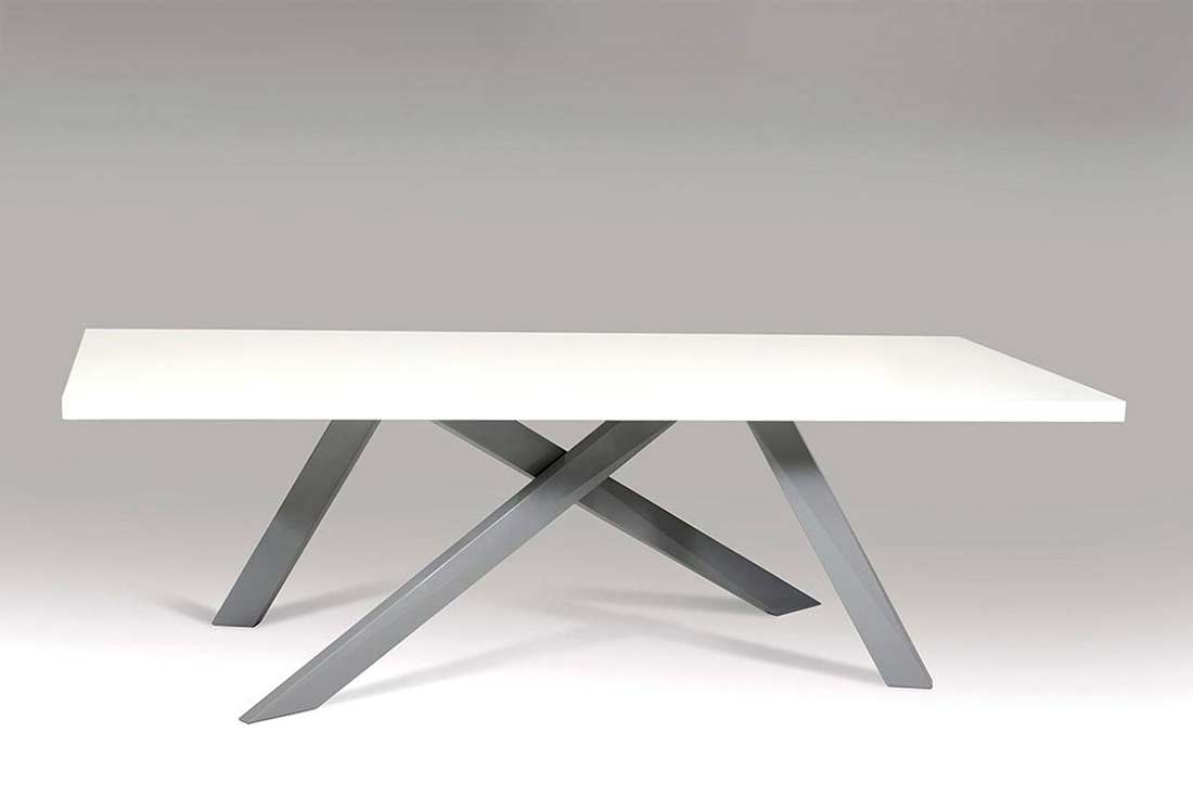 Dining Table Criss Crossed Legs Vg108 Modern Dining