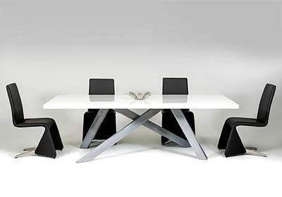 Dining Table Criss-crossed legs VG108