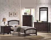 Dark Walnut Bed collection San Remo AC35