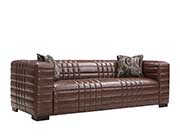 Brown Bonded leather Sofa AR Maxima