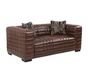 Brown Bonded leather Sofa AR Maxima