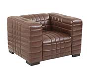 Brown Bonded leather Sofa AR Maxima