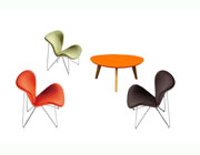 Modern Fabric Accent Chair
