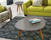 High gloss orange coffee table