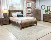 Platform solid wood bed MS Field