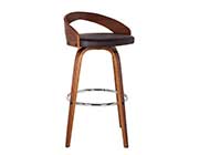 Walnut finish bar stool ArL Sonya