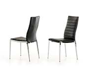 Leatherette Black dining chair VG 195