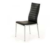 Leatherette Black dining chair VG 195