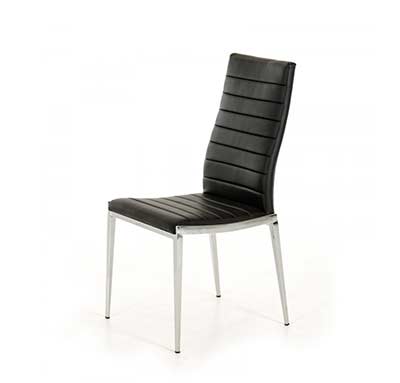 Leatherette Black dining chair VG 195