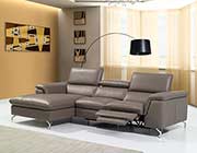 Brown Power Recliner sectional NJ Alberta